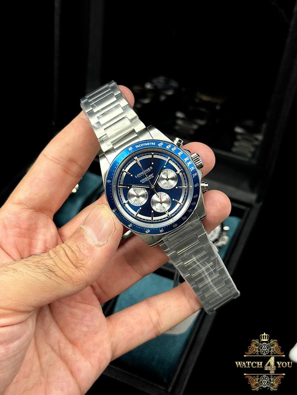 ساعت مردانه لونژین کرنوگراف LONGINES Conquest — تصویر ۴