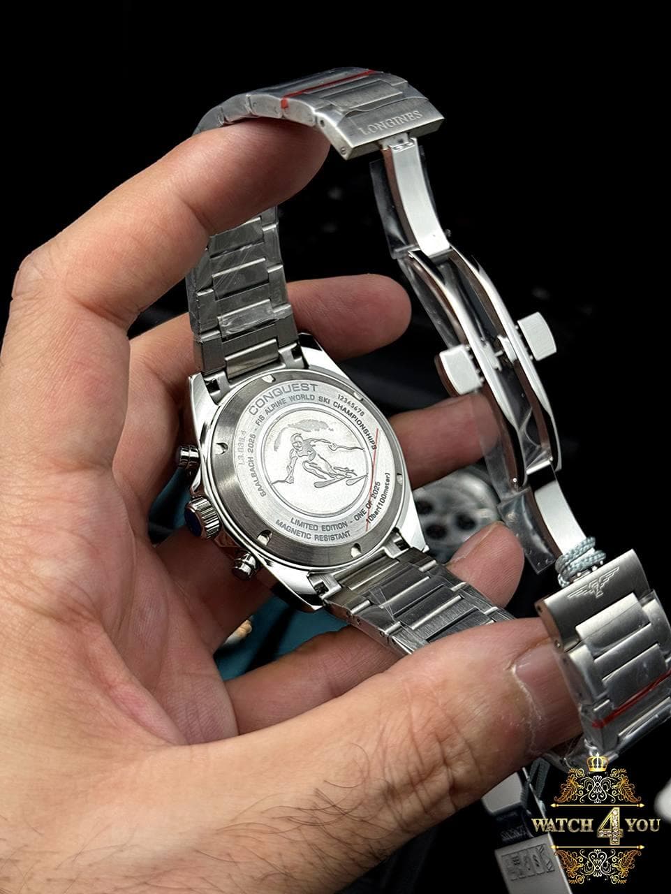 ساعت مردانه لونژین کرنوگراف LONGINES Conquest — تصویر ۶