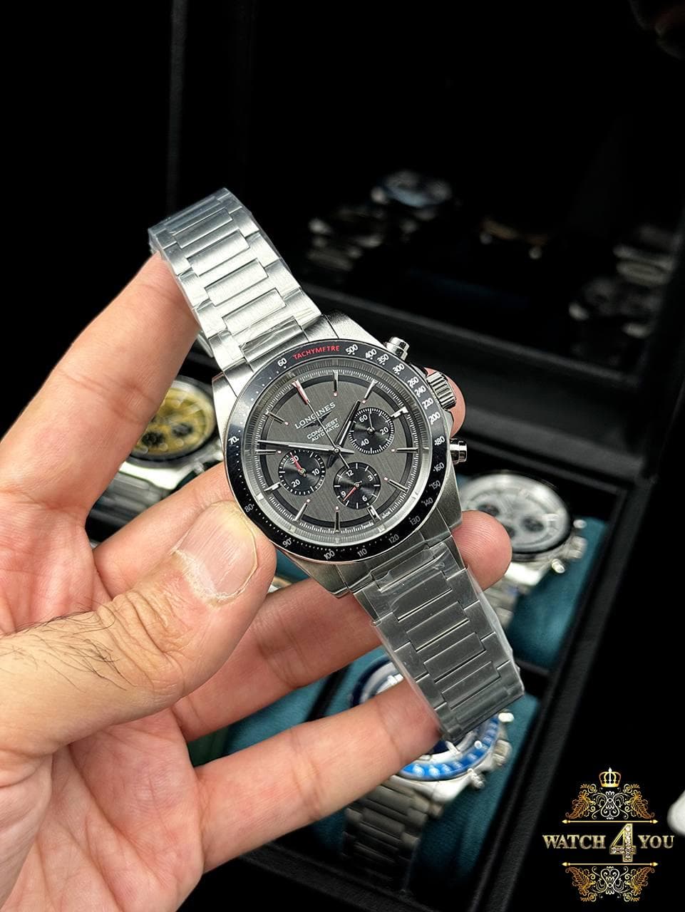 ساعت مردانه لونژین کرنوگراف LONGINES Conquest — تصویر ۳
