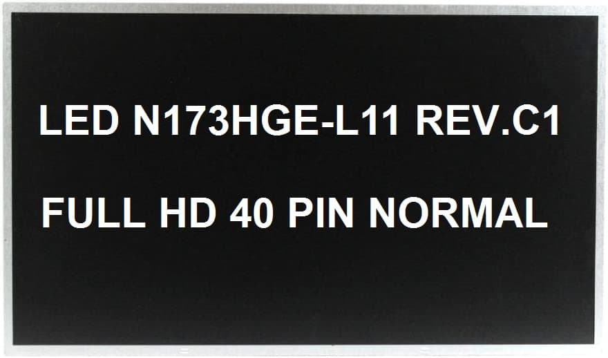 ال ای دی لپ تاپ اینولوکس N173HGE – L 11 REV.C1 17.3 ضخیم 40 پین FULL HD