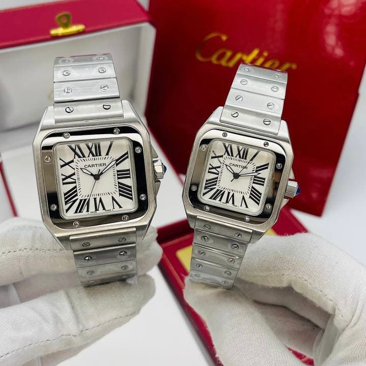 ساعت مچی ست کارتیه سانتوس Cartier Santos