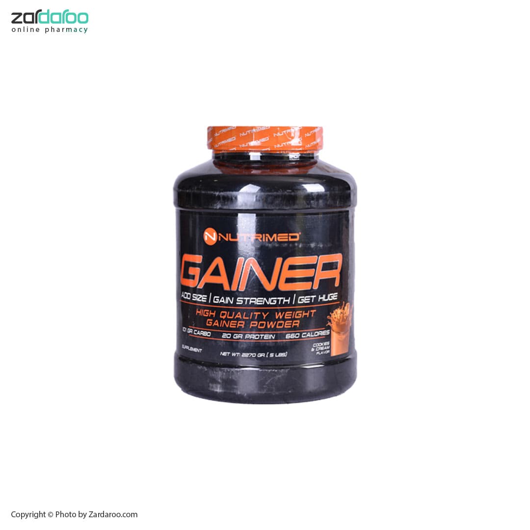 پودر گینر 2270 گرمی کوکیز کرم نوتریمد Nutrimed