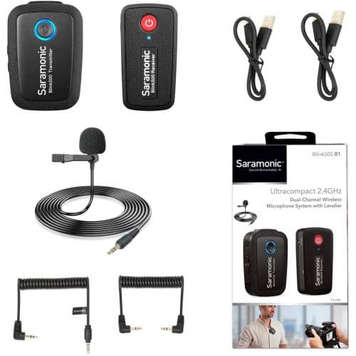 میکروفن بی سیم یقه ای سارامونیک Saramonic Blink500 B1 — تصویر ۵