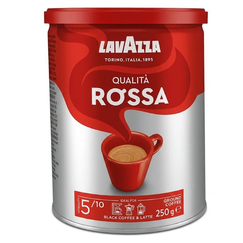 پودر قهوه روسا لاوازا ROSSA وزن 250 گرم قوطی فلزی