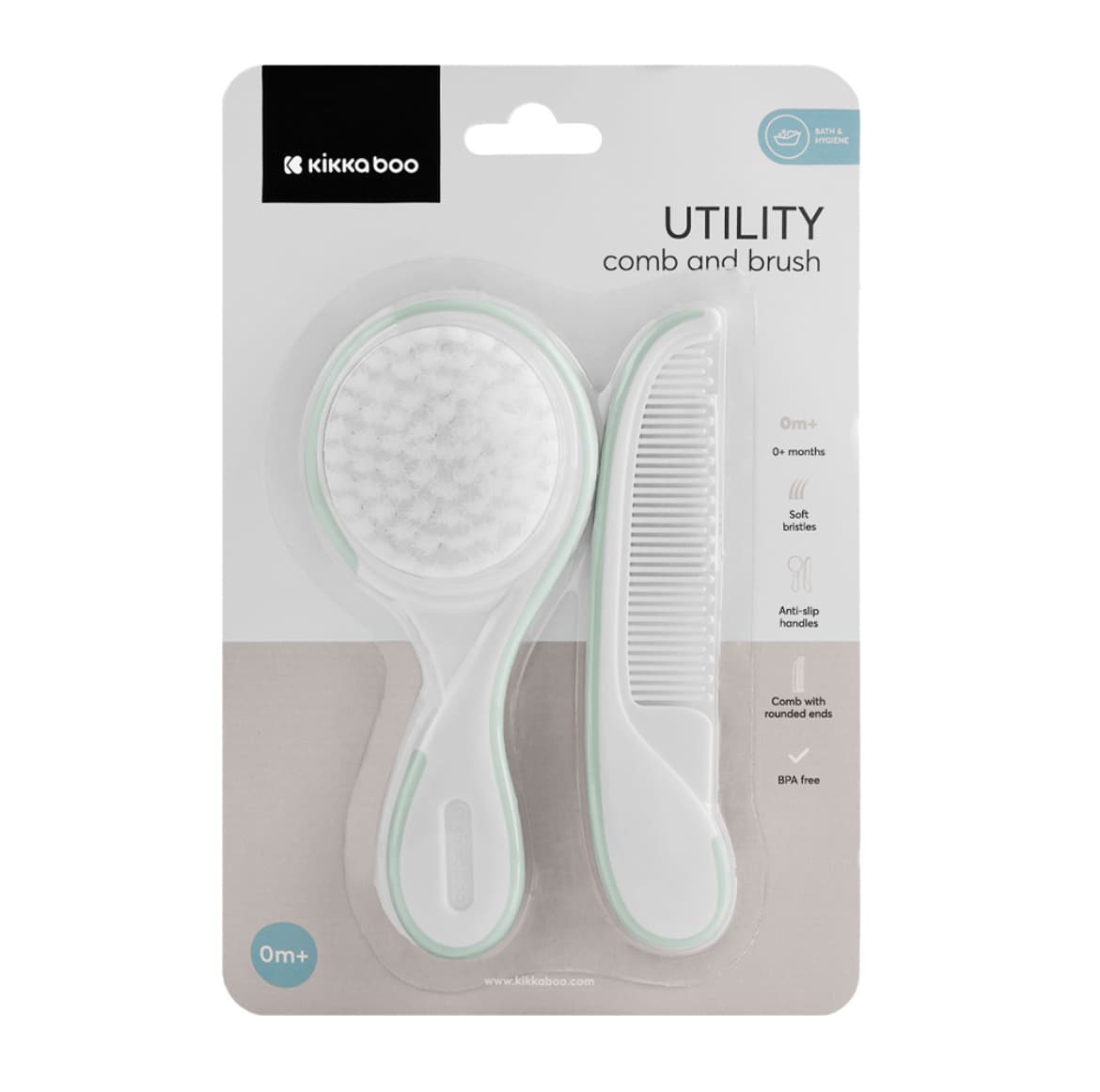 شانه و برس کیکابو مدل kikkaboo Utility