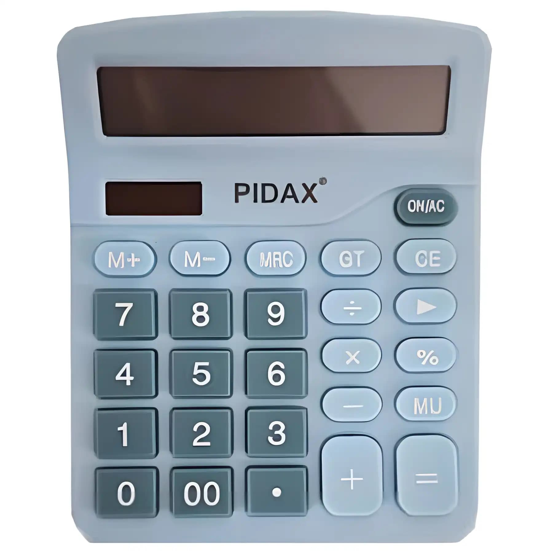 ماشین حساب پیداکس مدل P-345 رنگ آبی پاستلی