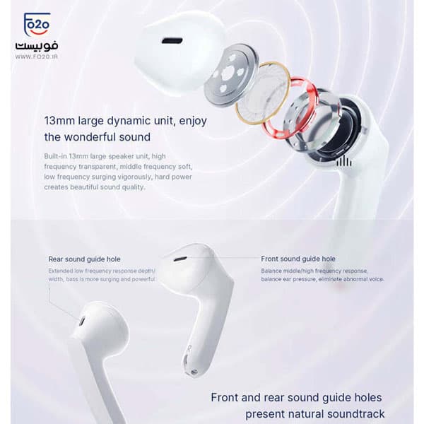 هدفون بی سیم شیائومی Xiaodu مدل DU Smart Buds — تصویر ۲