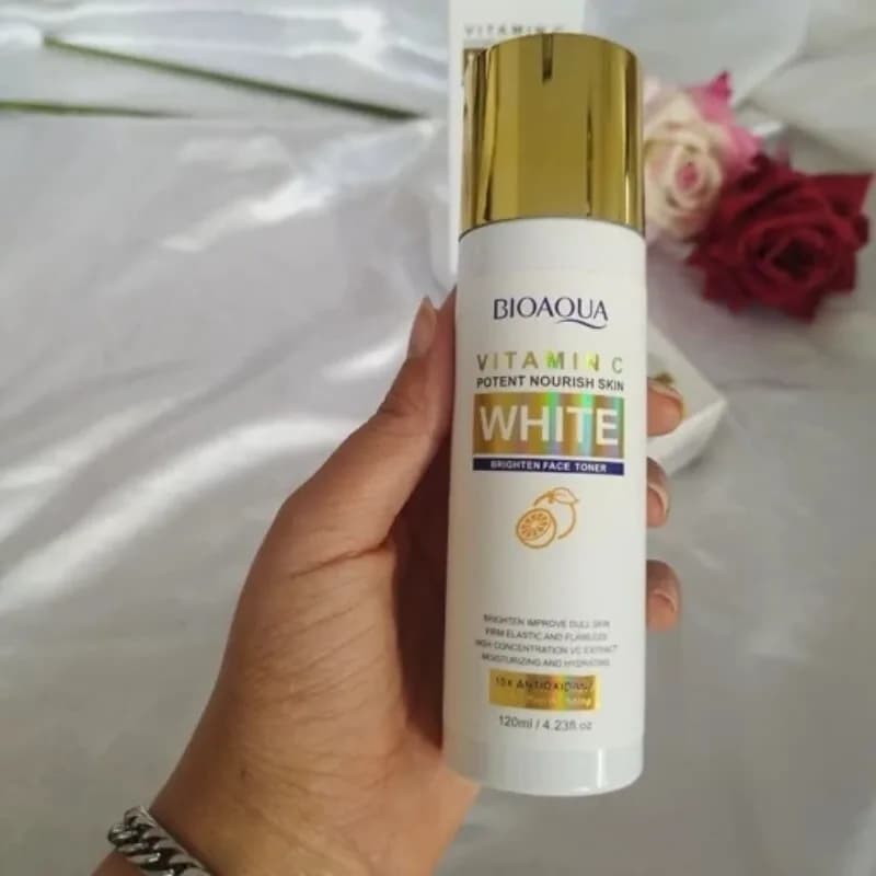 تونر سفید کننده ویتامین C بیوآکوا BIOAQUA حجم 120 میلی لیتر — تصویر ۳