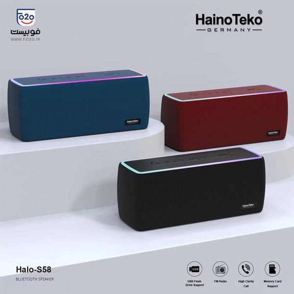 اسپیکر بلوتوثی قابل حمل هاینو تکو مدل Halo-S58 — تصویر ۳