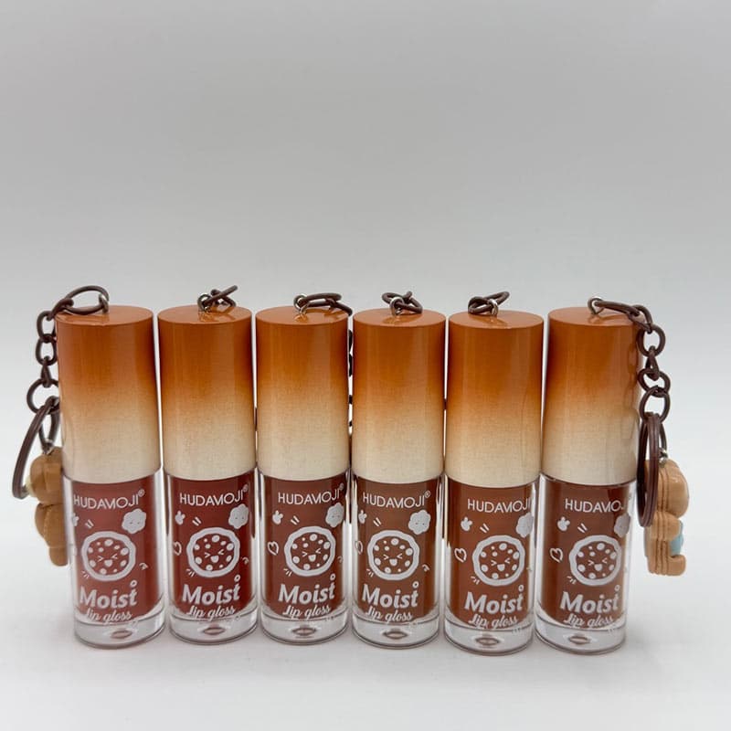 لیپ گلاس شاین دار طرح کوکی هدی موجی کد LG 086B — تصویر ۲