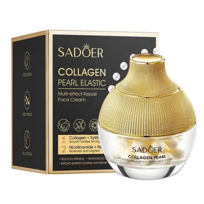 کرم کلاژن ضد چروک مروارید سادور SADOER وزن 70 گرم