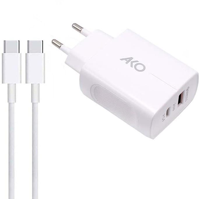 شارژر دو سر تایپ سی AKO مدل AH-2