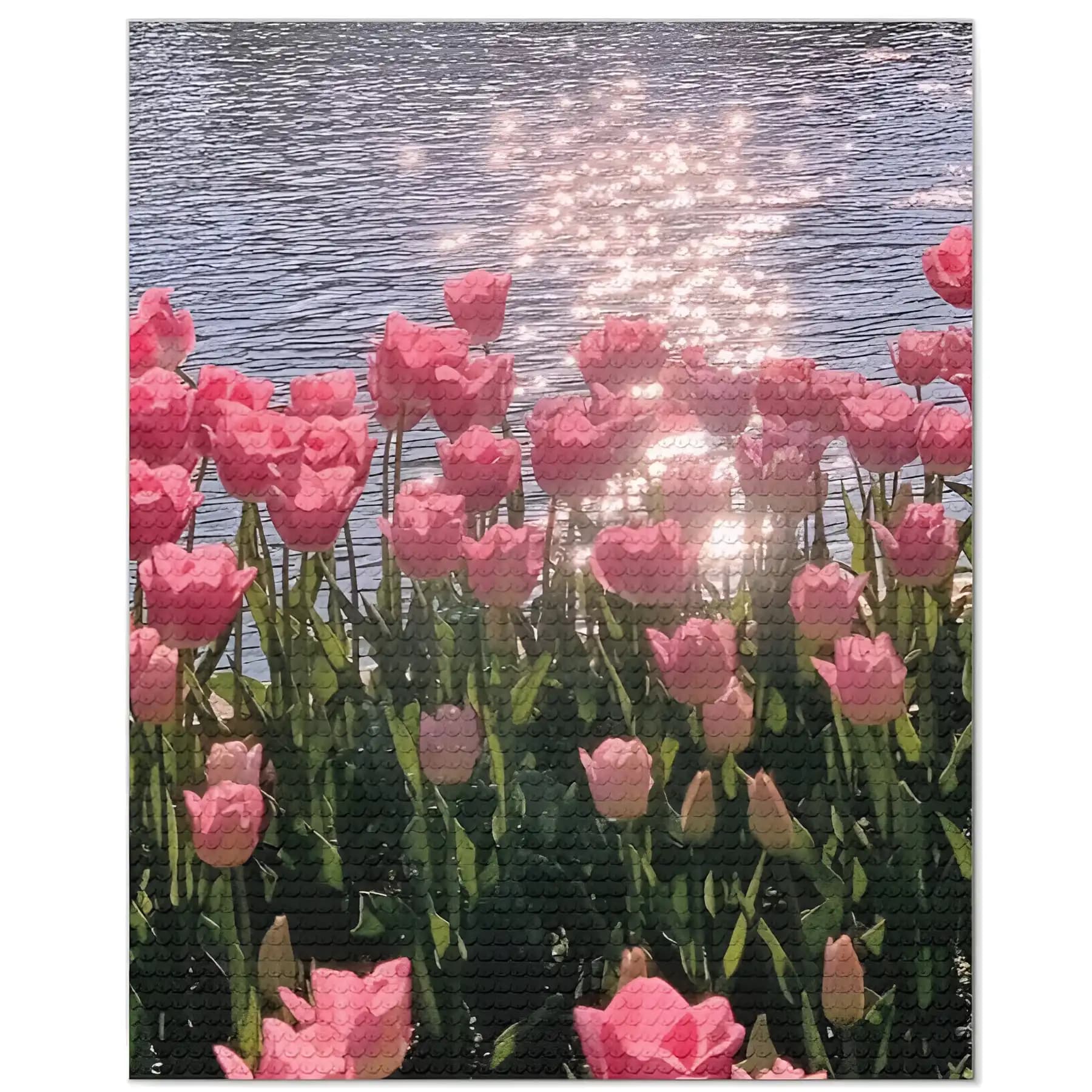 نقاشی الماسی بومی طرح شماره 2 سایز 30×40 سانتی متر