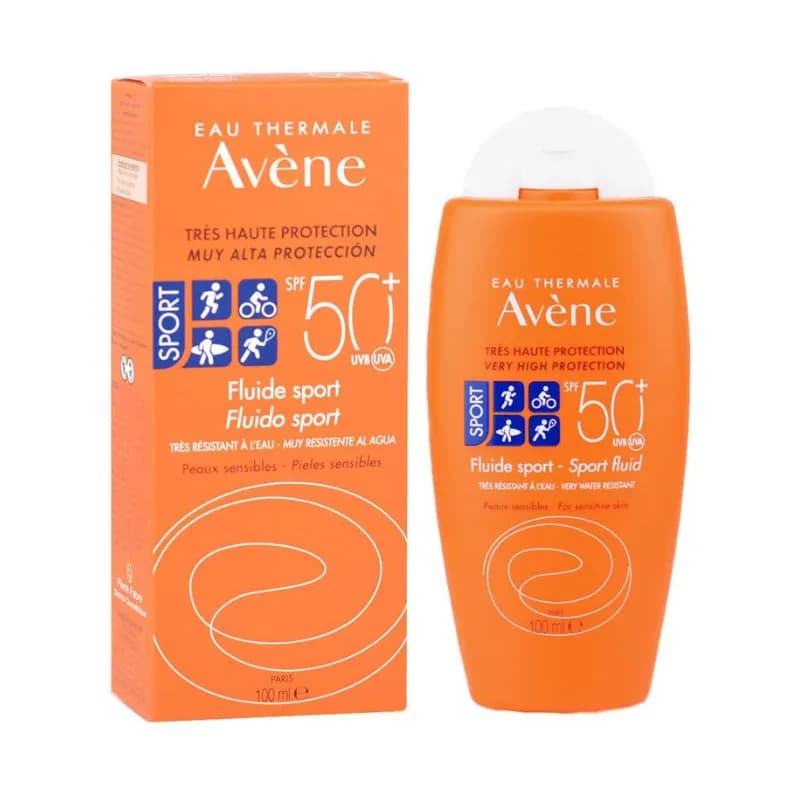 ضد آفتاب فلوئیدی بی رنگ اون SPF50 Avene+ حجم 100 میلی لیتر
