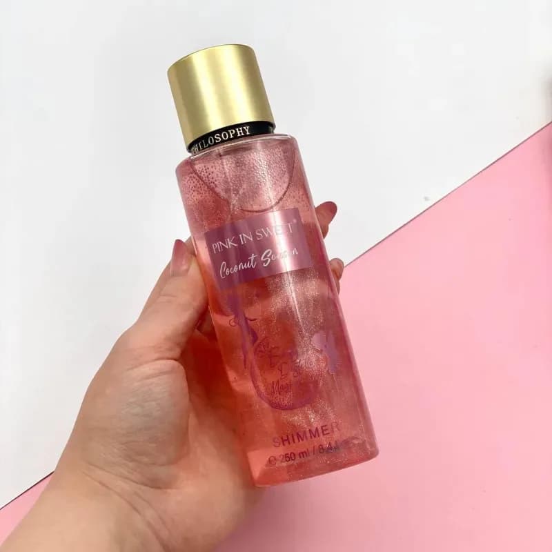 بادی اسپلش زنانه شاین دار پینک این سوییت Pink In Sweet حجم 250 میلی لیتر — تصویر ۵