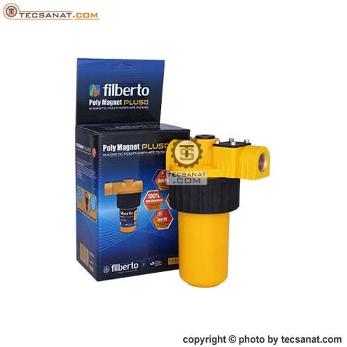فیلتر رسوب‌گیر فیلبرتو FILBERTO مدل پلی مگنت پلاس