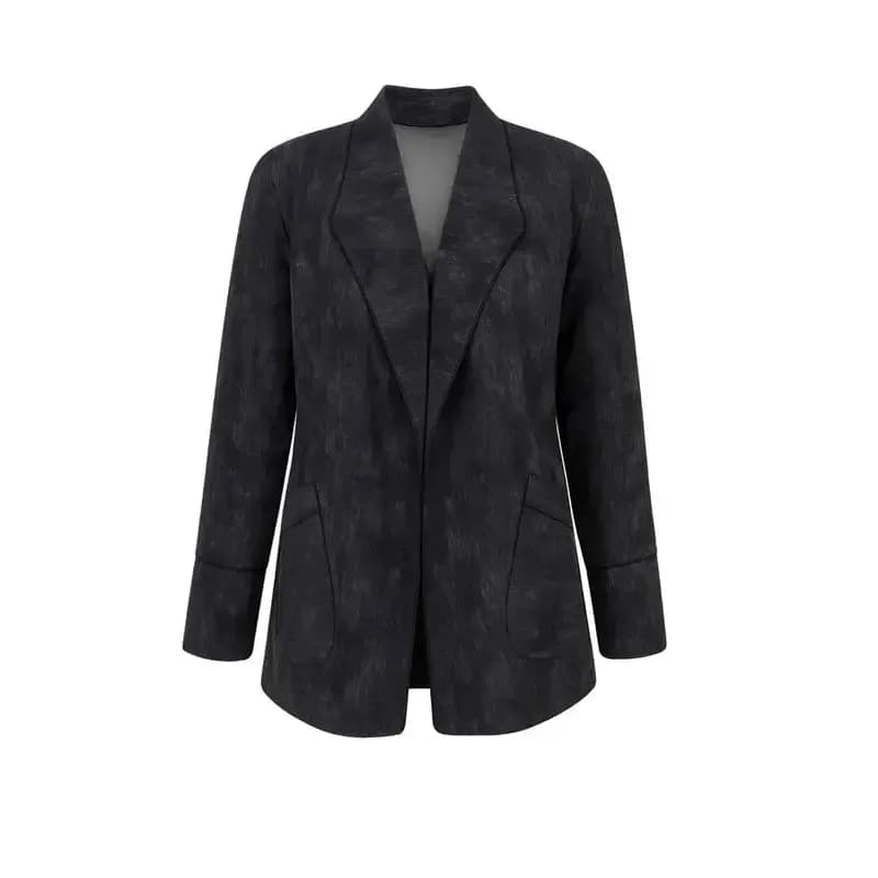 مانتو کتی زنانه مدل نسرین یقه انگلیسی شانتون ساده مناسب اداری و روزمره — تصویر ۴