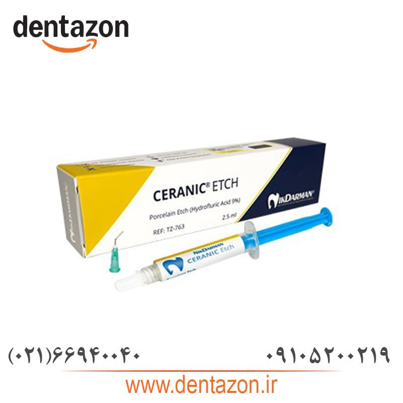 ژل اسید اچ پرسلن نیک درمان Nikdarman Ceranic Etch