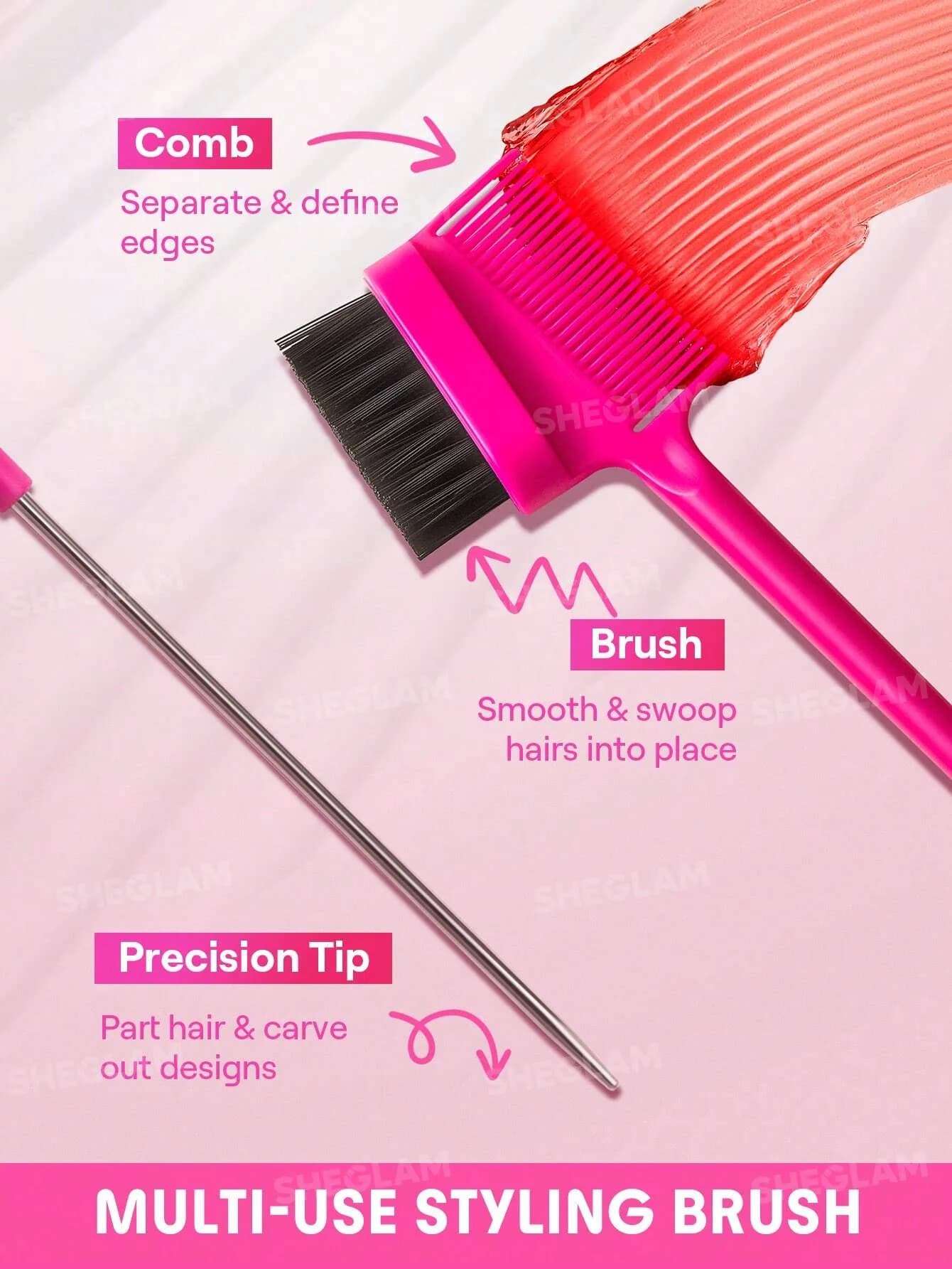 برس سه کاره حالت دهنده مو شیگلم مدل Locked in Edge Bestie 3-In-1 Styling Tool — تصویر ۴