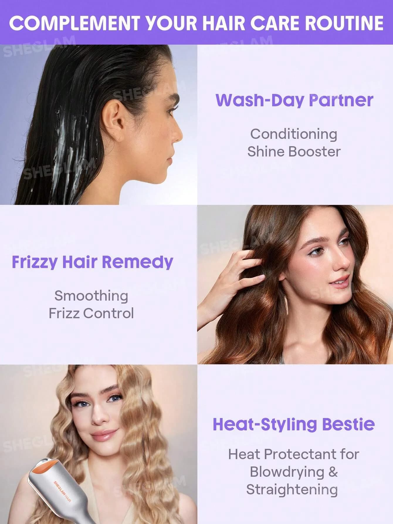 کرم احیا کننده مو شیگلم مدل On The Glow 1-Minute Revive Airy Hair Sorbet — تصویر ۴