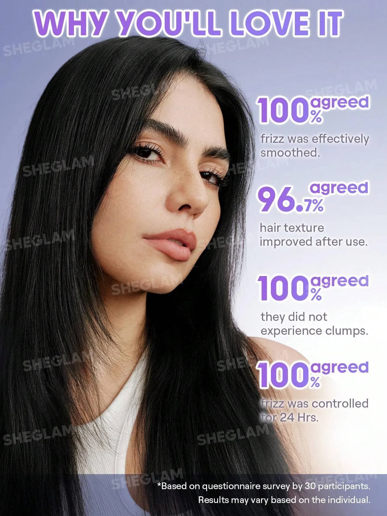 کرم احیا کننده مو شیگلم مدل On The Glow 1-Minute Revive Airy Hair Sorbet — تصویر ۸