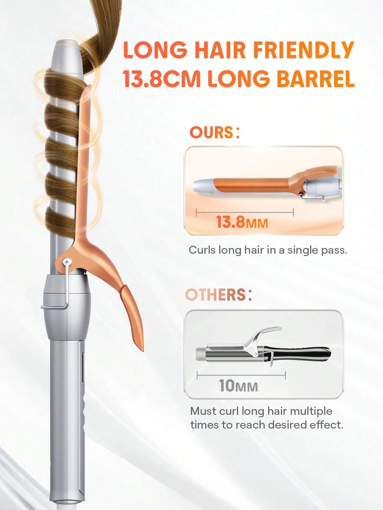 فر کننده مو شیگلم مدل It-Curl Curling Iron سایز 25 میلی متر — تصویر ۴