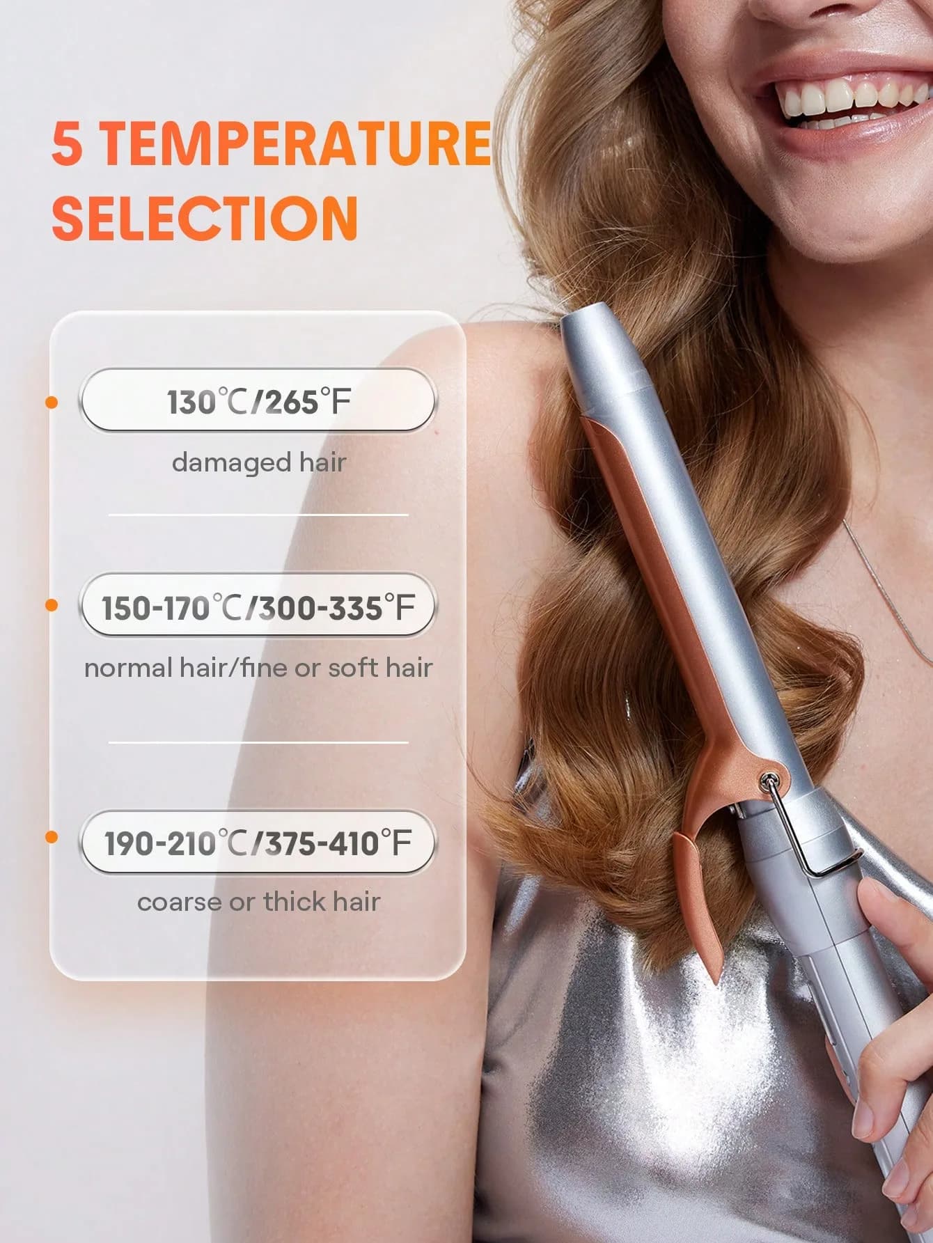 فر کننده مو شیگلم مدل It-Curl Curling Iron سایز 25 میلی متر — تصویر ۷