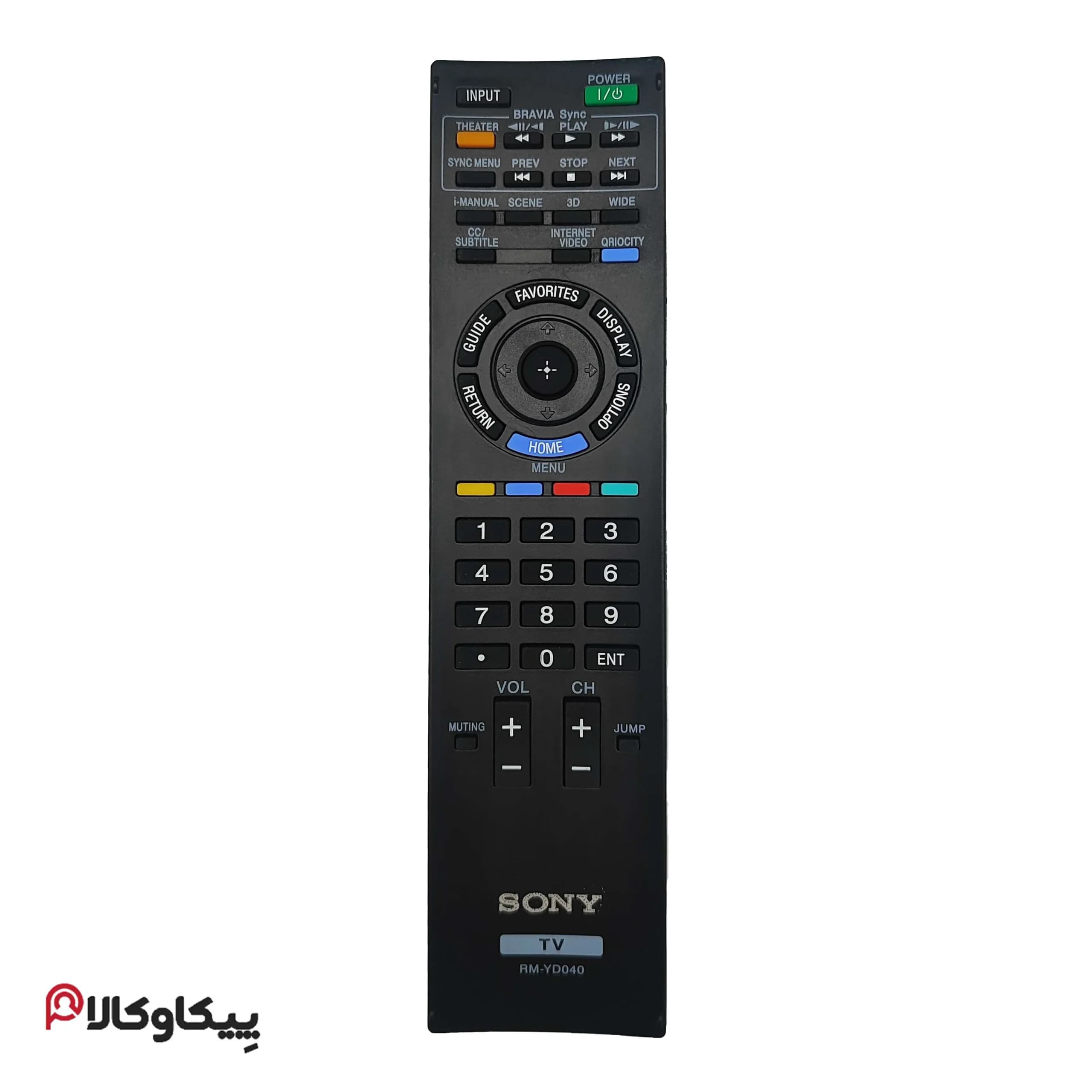 کنترل تلویزیون سونی پشت پاور SONY