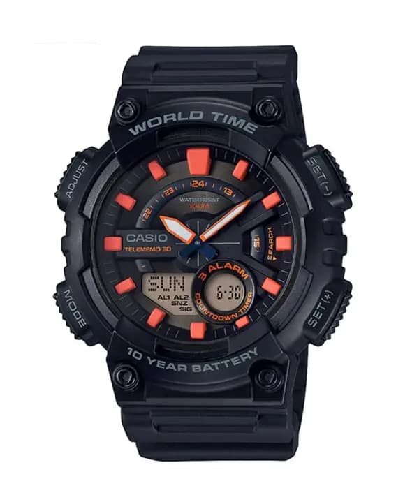 ساعت مچی عقربه‌ای مردانه کاسیو مدل CASIO AEQ-110W-1A2VDF — تصویر ۸