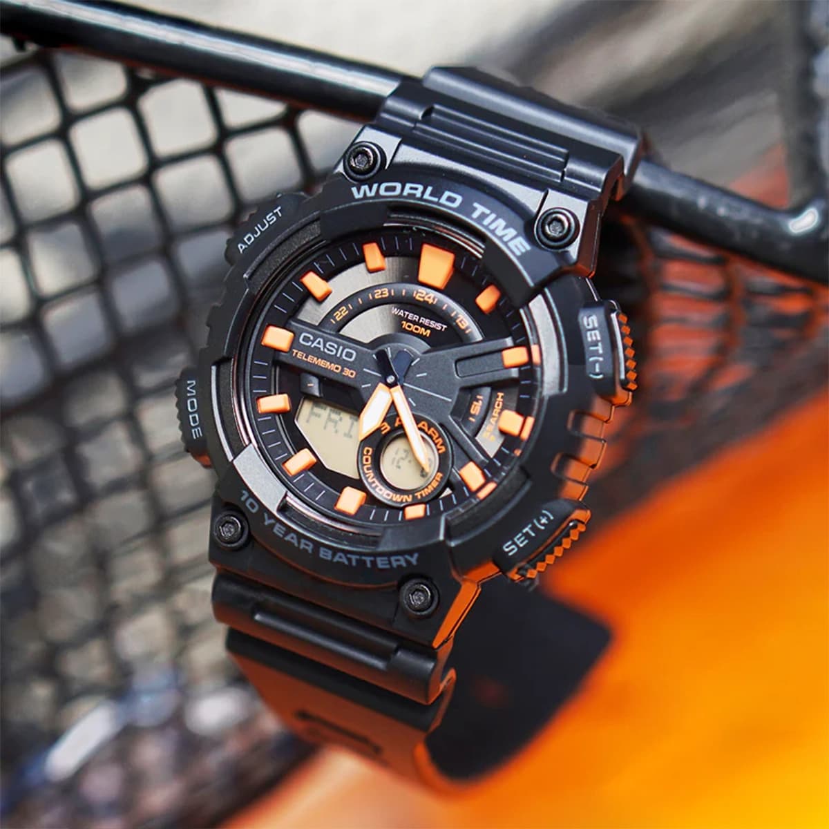 ساعت مچی عقربه‌ای مردانه کاسیو مدل CASIO AEQ-110W-1A2VDF — تصویر ۷