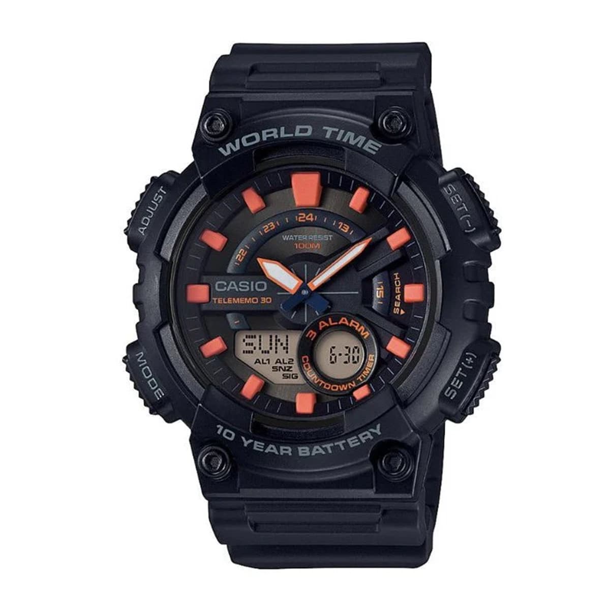 ساعت مچی عقربه‌ای مردانه کاسیو مدل CASIO AEQ-110W-1A2VDF — تصویر ۳