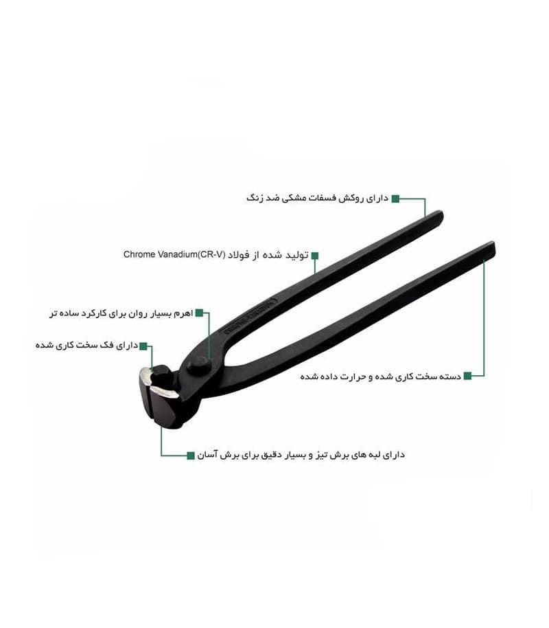 گاز انبر آرماتور 10 اینچ نکستول ساخت چین — تصویر ۲
