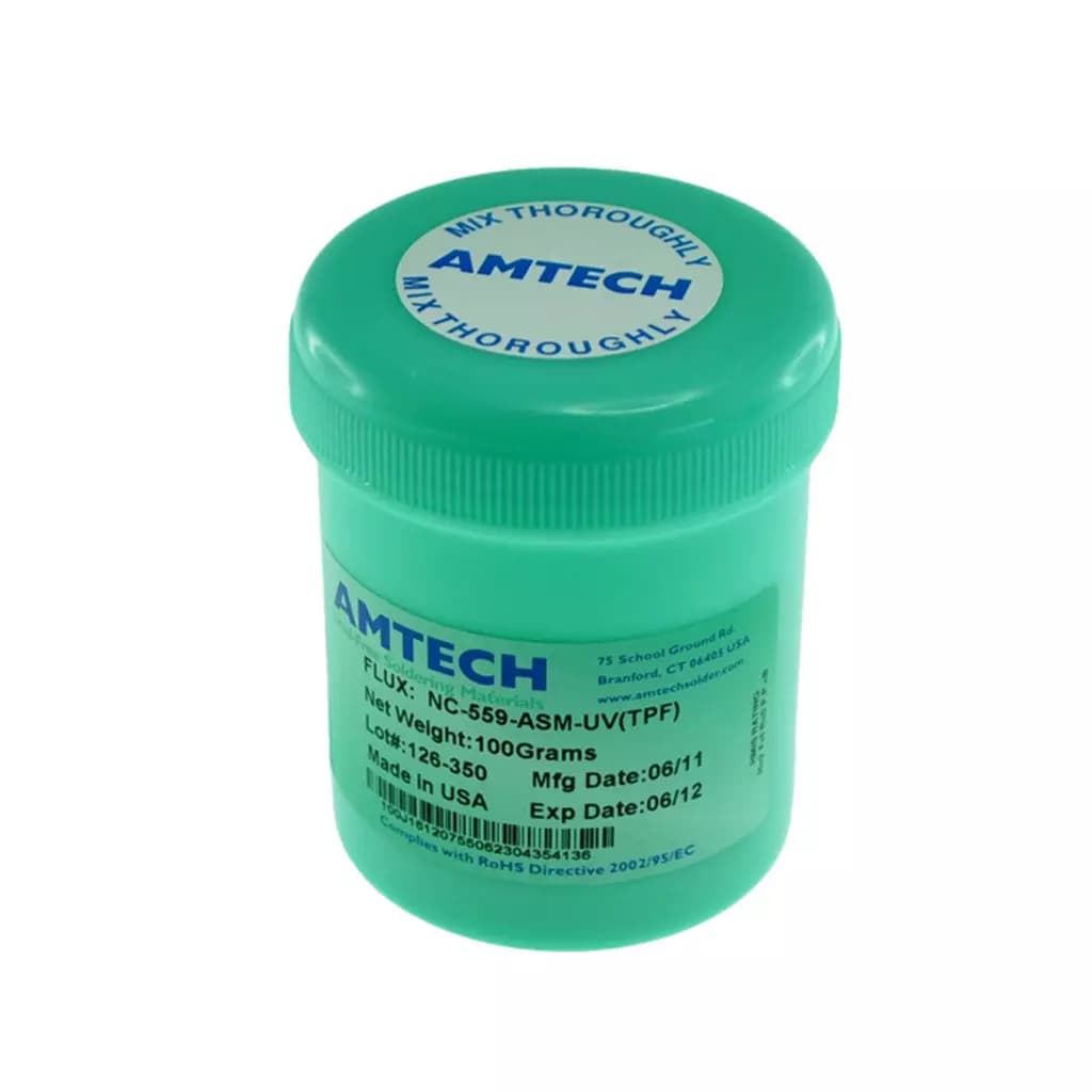 خمیر فلکس امتک کاسهای Amtech NC-559-ASM-UV (TPF) آمریکایی — تصویر ۴