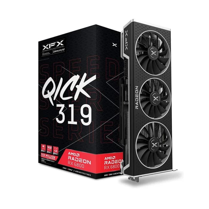 کارت گرافیک استوک XFX RX 6800 QICK 319 16GB Speedster QICK — تصویر ۳