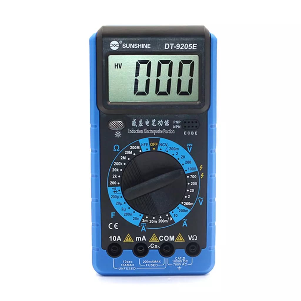 مولتی متر Sunshine DT-9205E — تصویر ۲