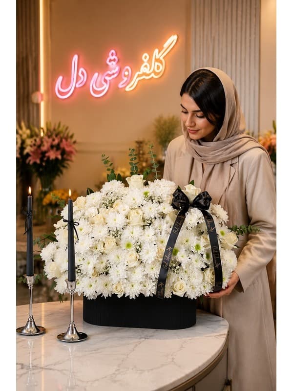 سبد گل نمایشگاه با ارکیده؛ سبد گل نمایشگاهی رسمی برای تبریک و تشریفات