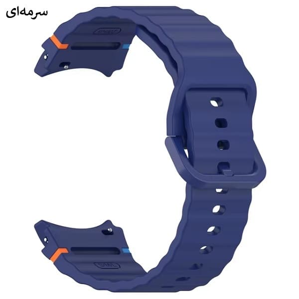 بند سیلیکونی ساعت سامسونگ گلکسی Watch 6 مدل Wave — تصویر ۳