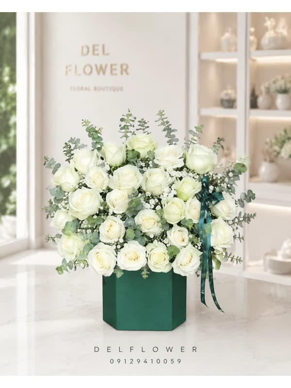 گل برای تبریک انتخاب مدیر نمونه