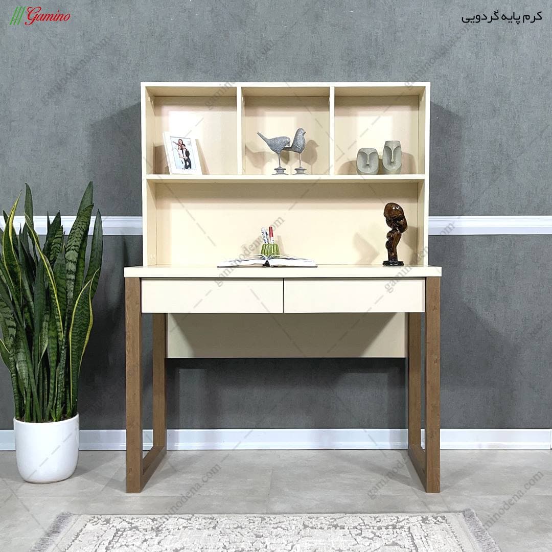 میز تحریر کتابخانه دار مینیمال مدل اعیان — تصویر ۸