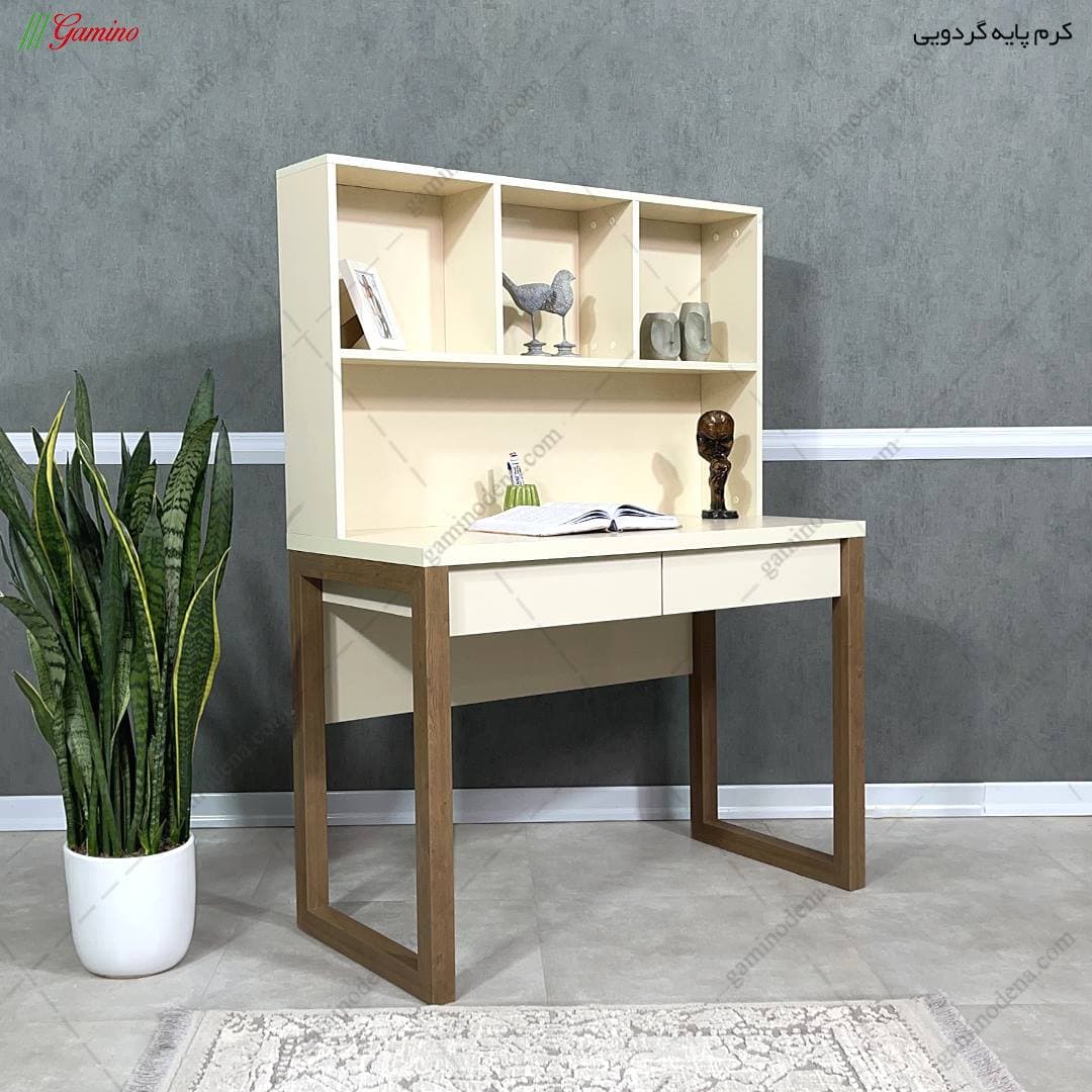 میز تحریر کتابخانه دار مینیمال مدل اعیان — تصویر ۹