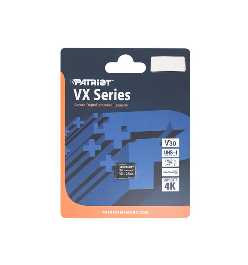 رم میکرو 64 گیگ PATRIOT Micro VX 4K V30 90MB/s