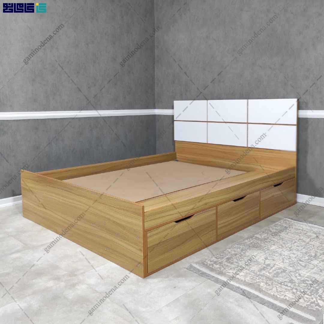 تخت خواب مدرن و کشودار آنیتا دو نفره