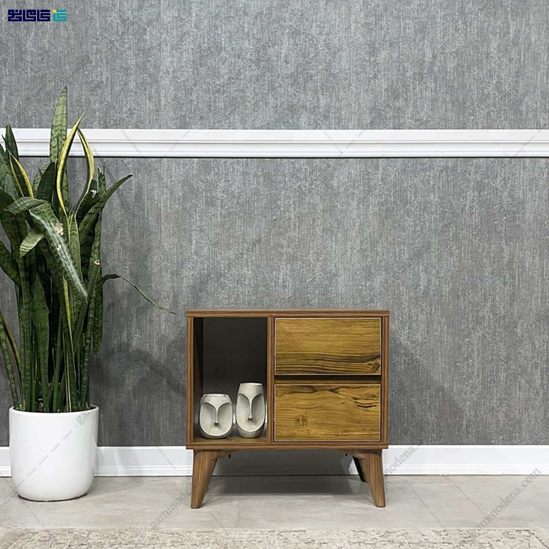 میز پاتختی مدرن ساده پایه دار مدل شمیم