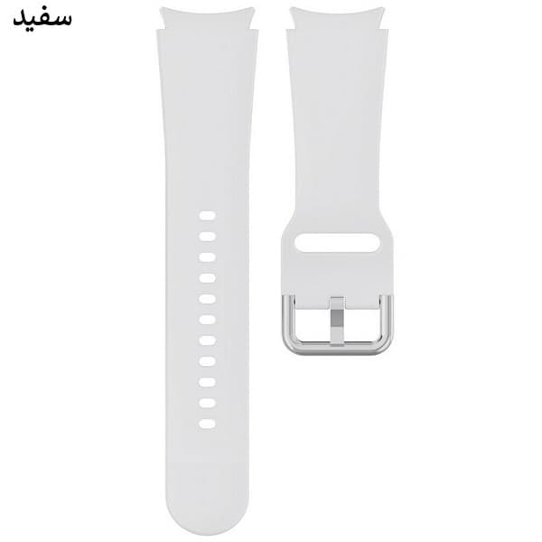 بند سیلیکونی ساعت سامسونگ گلکسی Watch FE طرح Sport — تصویر ۳