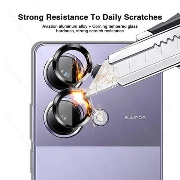 محافظ لنز دوربین گوشی شیائومی پوکو M6 پرو 4G مدل تکی — تصویر ۵