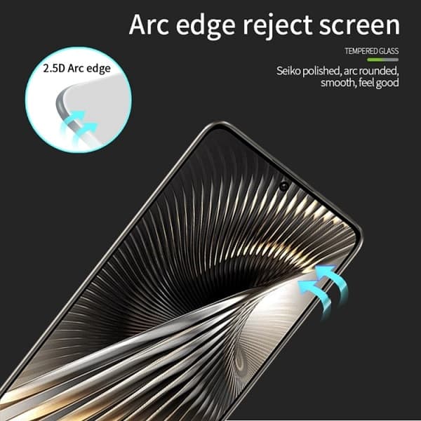 گلس فول چسب گوشی شیائومی Redmi Turbo 3 مدل Anti Static — تصویر ۴