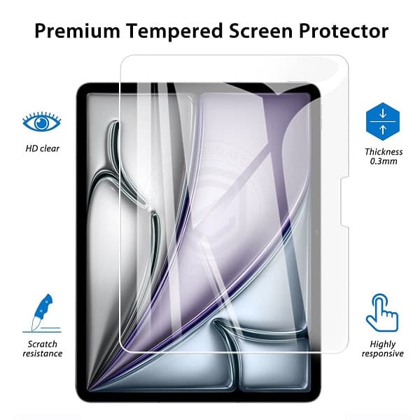 Glass Screen Protector For Apple iPad Air 13 2024 — تصویر ۲