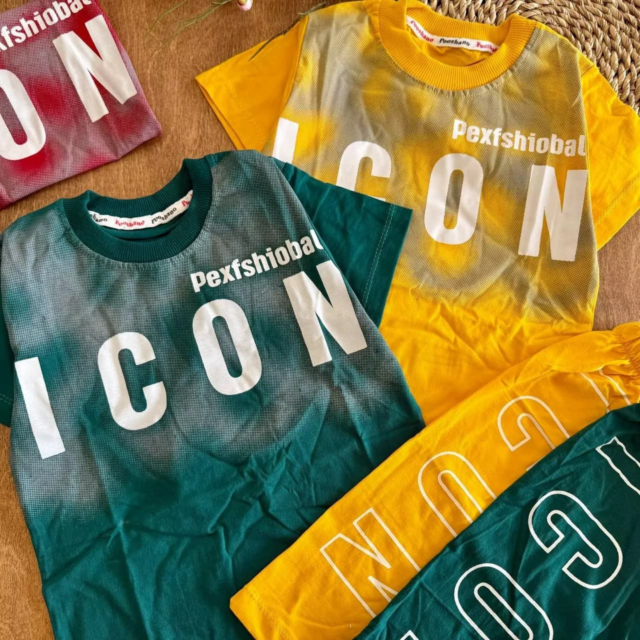تیشرت شلوارک Icon سایز ۴۵ تا ۶۰ کد ۵۸۷۵ — تصویر ۳