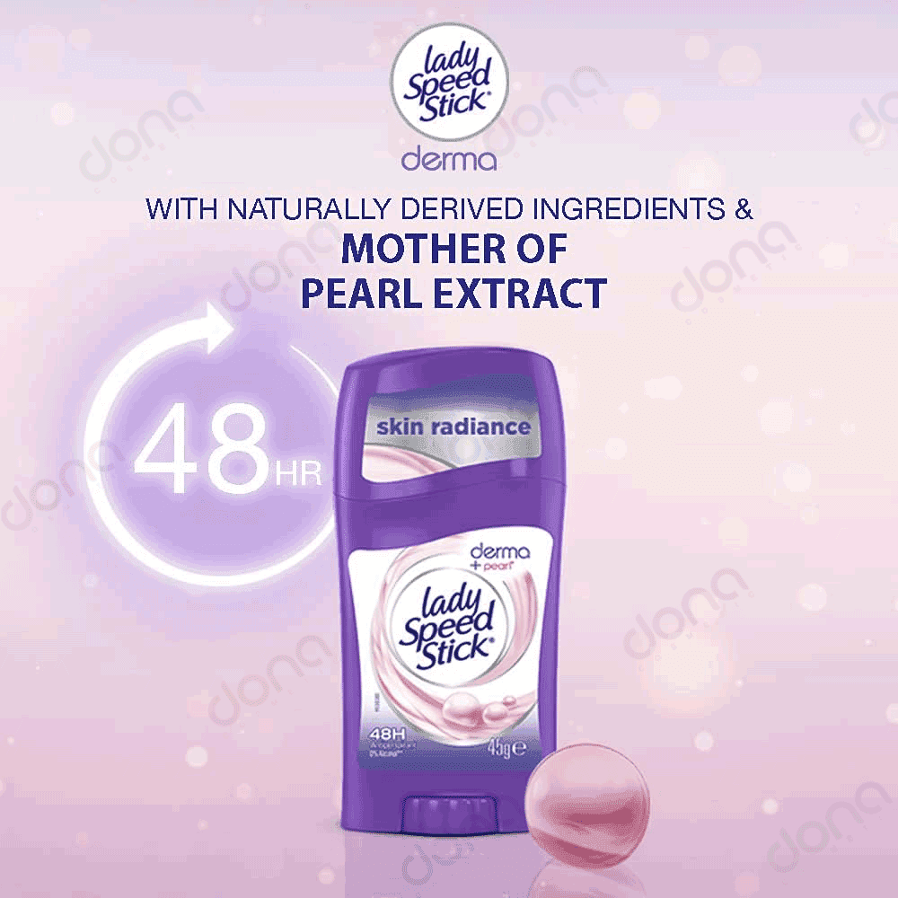 مام استیک ضد تعریق Derma + Pearl لیدی اسپید — تصویر ۳