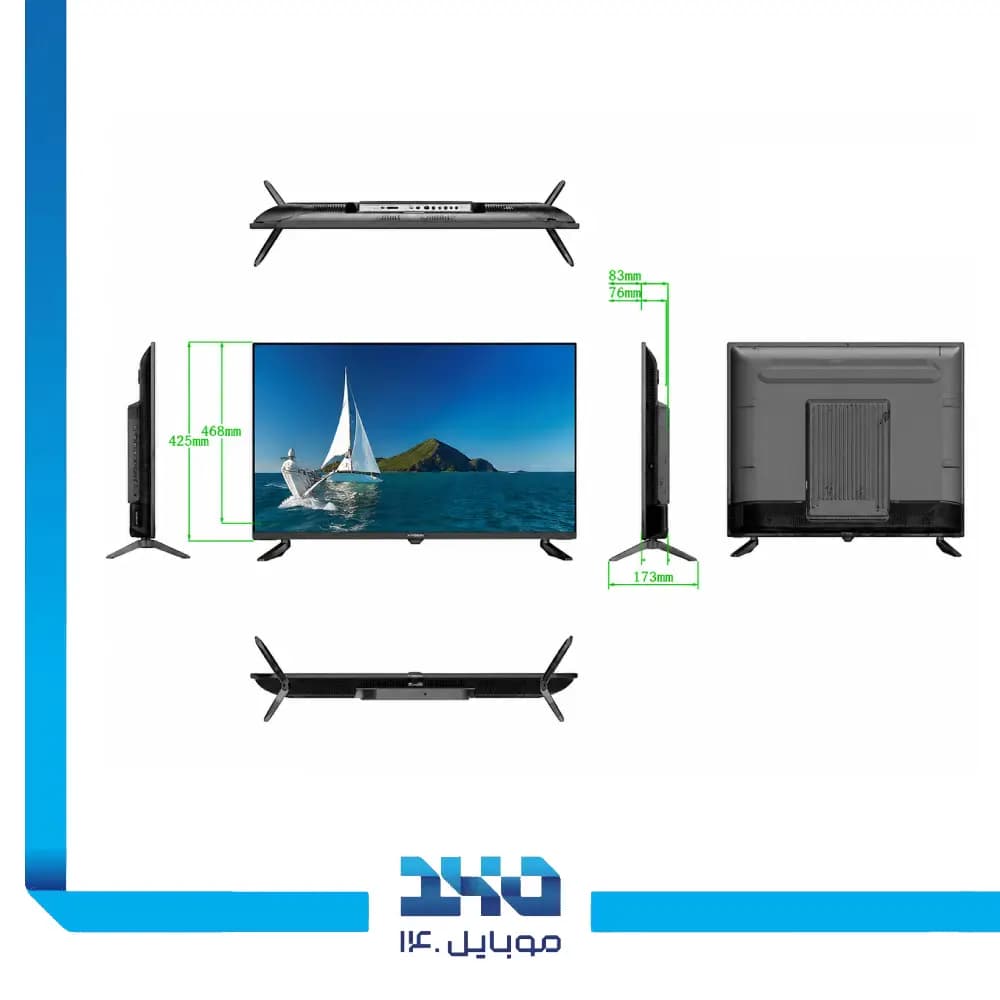 تلویزیون 32 اینچ هانوفر سری 6 32D3S SMART — تصویر ۳